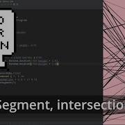 OPENRNDR Curves 1 LineSegment Intersections
