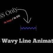 CSS Wavy Line Animation Effect CSS Only No Images SVG