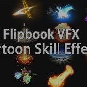 Unity Game VFX Flipbook Cartoon Skill Effects