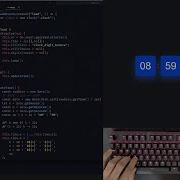 ASMR Programming Digital Clock With JavaScript And CSS No Talking