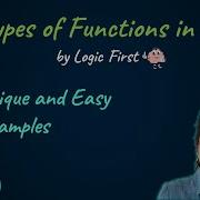Types Of Functions In C Tamil தம ழ C Programming In Tamil Logic First Tamil