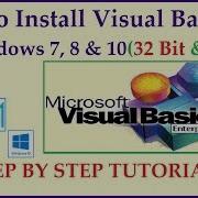 How To Install Visual Basic 6 0 On Windows 7 8 10 32 Bit 64 Bit OS Step By Step Error Free