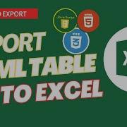EXPORT HTML TABLE TO EXCEL JAVASCRIPT HTML To Excel SheetJS Javascript Excel Report Programmersbhava