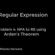 Regular Expression Arden S Theorem Problem 4 NFA To RE