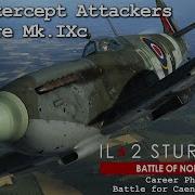 Spitfire Mk IXc перехватывает атакующих в Ранвилле Режим карьеры IL2 Великие битвы Нормандия 22