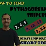 Trick 22 Shortcut To Make Pythagorean Triplets