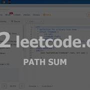 Problem Analysis 112 Leetcode Com Path Sum C Solution