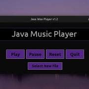 Java Music Player