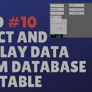 PHP MySQL Insert Update Delete PART 10 SELECT AND DISPLAY DATA FROM DATABASE IN A TABLE