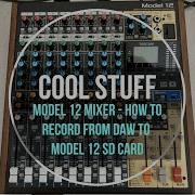 Tascam Model 12 How To Record From DAW To Model 12 SD Card