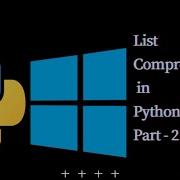 List Comprehensions In Python Part 2