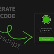 Generate Hex Color Code Using Javascript With Copy Button Color Hex Code Generate Javascript