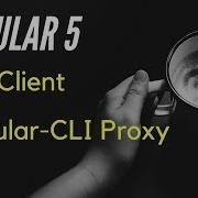 Use Angular5 Http Client With Angular CLI Backend Proxy
