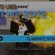 How To Use LASTHIT STATE BLOCK JJS Skill Builder