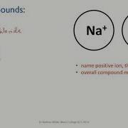 Introduction To Ionic Compounds Matter MeriSTEM