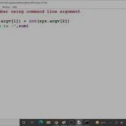 10 2 Printing Sum Of All Arguments Using Command Line Python Lectures
