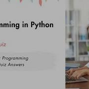 Programming In Python Week 3 Module Quiz Programming Paradigms Quiz Answers