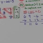 Systems In 3 Variables Triangle Method Part 1