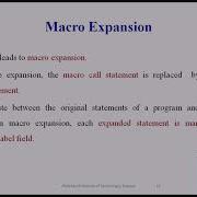 Macro Macro Definition Macro Call And Macro Expansion