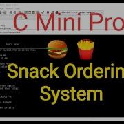 Project Food Ordering System In C Language