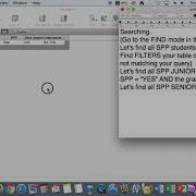 FileMaker Pro Part 3A Basic Sorting And Queries