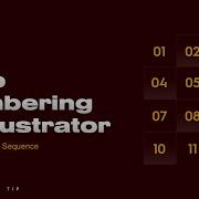Auto Numbering In Illustrator With One Click I Illustrator Scripts I MakeNumbersSuequence Script