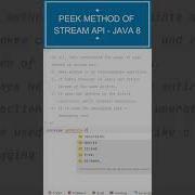 How The Peek Method In Java 8 Streams Can Save You Hours Of Debugging Java Coding Interview