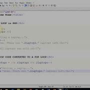 PHP Lecture 10 CONVERTING A WHILE LOOP CODE TO A FOR LOOP IN PHP