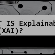 WHAT IS Explainable AI XAI