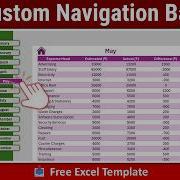 How To Create A Dynamic Navigation Bar In Excel Hindi Tutorial