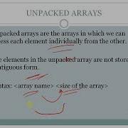 MEMORIES IN SV PACKED AND UNPACKED ARRAYS