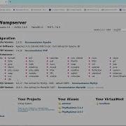 Creating Your Project In WAMP Server