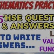 MATHS PRACTICAL EXAMINATION SPECIAL 2025 PUBLIC EXAM QUESTIONS AND ANSWERS LAB 1 VALUE OF FUNCTIONS