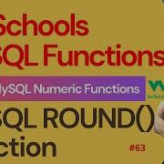 MySQL Functions MySQL Numeric Functions MySQL ROUND Function 63 147 W3Schools SQL Function