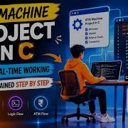 ATM Machine Project In C Real Time Working Explained Step By Step Beginner Friendly 2026