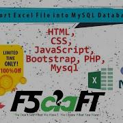 Import Excel File Into MySQL Database Free Tutorial Tamil F5Craft Web Development Company