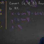 Cylindrical To Rectangular Conversion Example 3