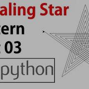 Spiraling Star Pattern Using Turtle Graphic In Python Part 03
