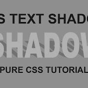 Pure Css TEXT Effect Text Shadow Paper Cut Out Letters