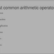 Python Programming Series Video 3 Arithmetic Operators
