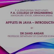 Java Applet Part 1 Introduction