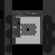 Create A Tile Hexagon Pattern Speed Art Shorts Adobeillustrator Pattern