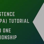 04 OneToOne Entity Relationship JPA JAVA PERSISTENCE API JPA Tutorial Java