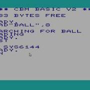 Bouncy Ball Program For The VIC 20