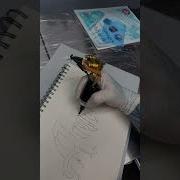 Dan Kubin Machine W Battery Grip And Peak Pen Cartridge To Tattoo On Paper Tattootips Viral