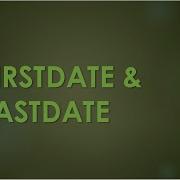FIRSTDATE LASTDATE DAX In POWER BI Dax Power Bi