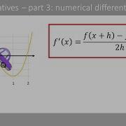 Numerical Differentiation Simply Explained