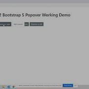 Angular 12 Bootstrap 5 Popover Working Example