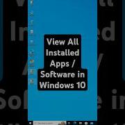 View All Installed Apps Software In Windows 10 PC Or Laptop