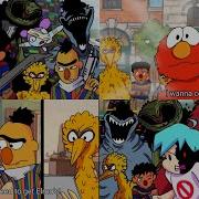 FNF ALL EPISODE BROKEN STRINGS Vs Sesame Street LEARN WITH PIBBY FNF ANIMATION